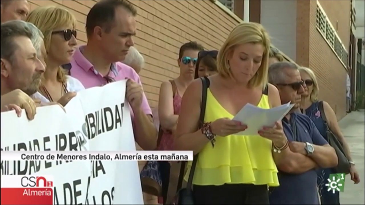 Protesta de los trabajadores de centros de menores
