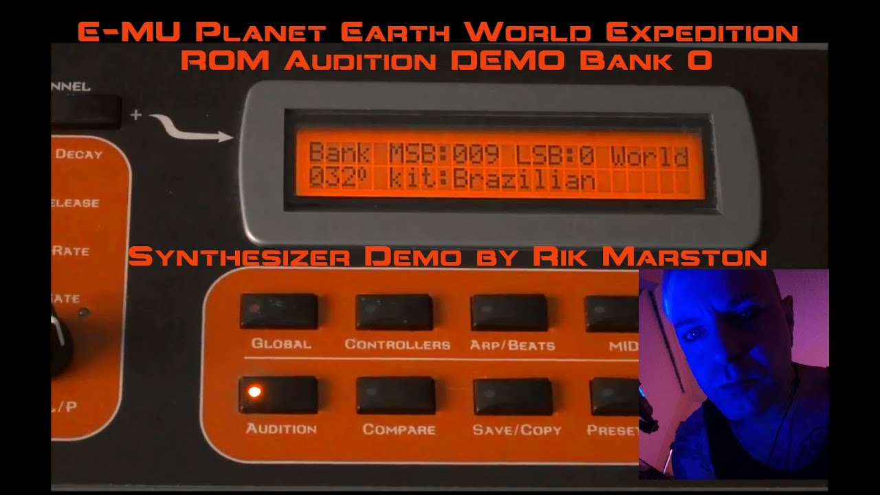 E-MU Planet Earth World Expedition Proteus 2000 ROM Audition DEMO Bank 0 PK-6 EMU