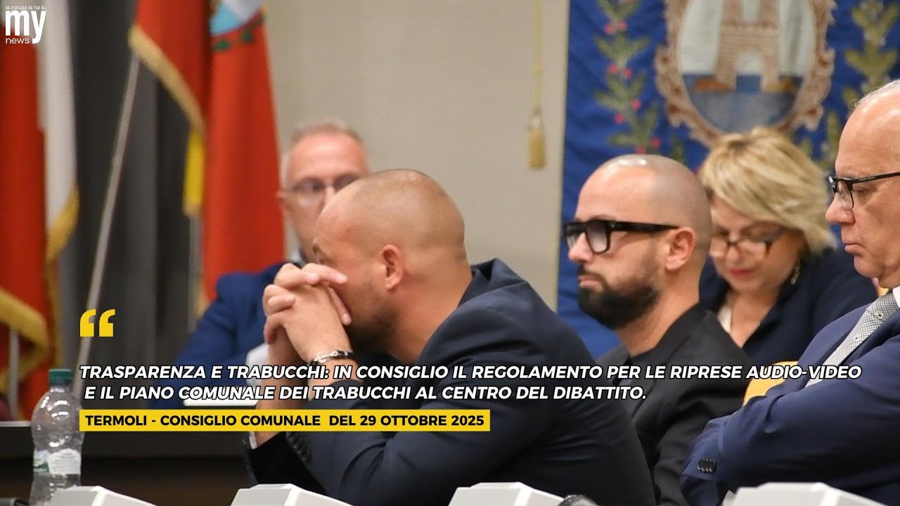 Consiglio Comunale di Termoli: trasparenza in diretta e trabucchi.