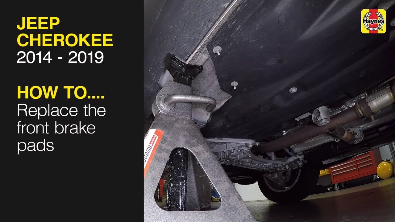 How to Replace the front brake pads on the Jeep Cherokee 2014 to 2019