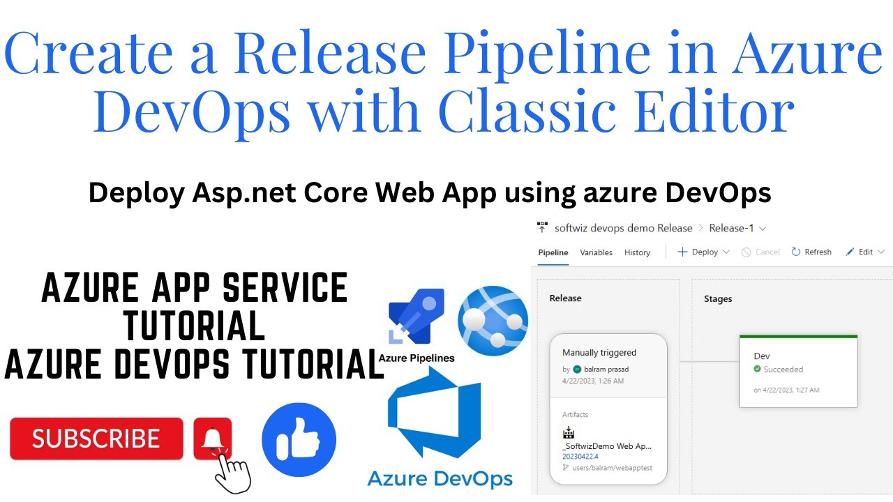 Create a Basic Release Pipeline in Azure DevOps with Classic Editor | Azure DevOps for Beginners