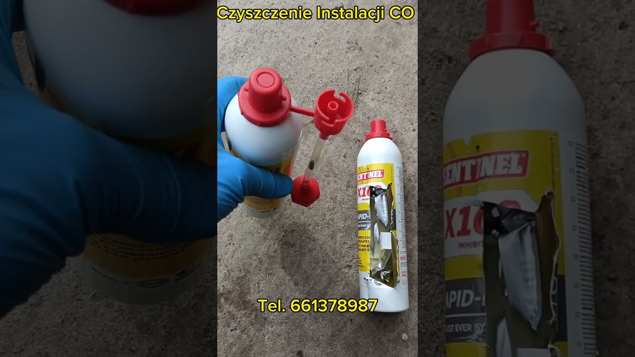 Inhibitor korozji X100 Sentinel Rapid Dose budowa i zawartość puszki
