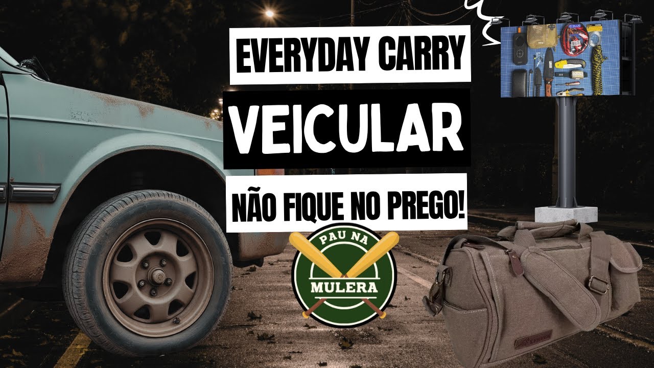 O Que Eu Levo no Carro Para Qualquer Situação | EDC Tático Veicular