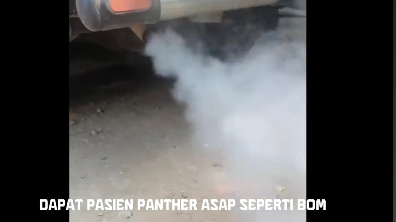 Panther w15** asap knalpot seperti bom.....apakah penyebabnya??