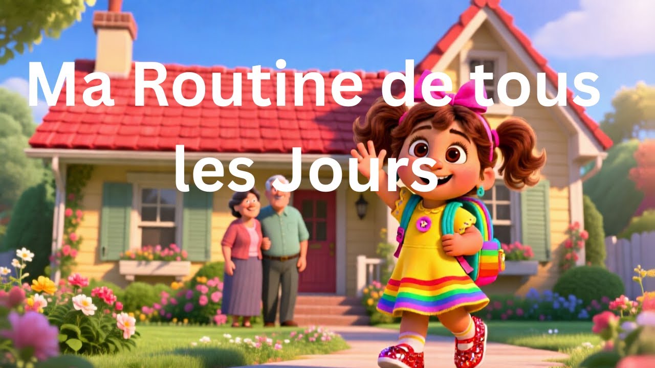 Ma Routine de tous les Jours - Beginner French - Daily Routine Song