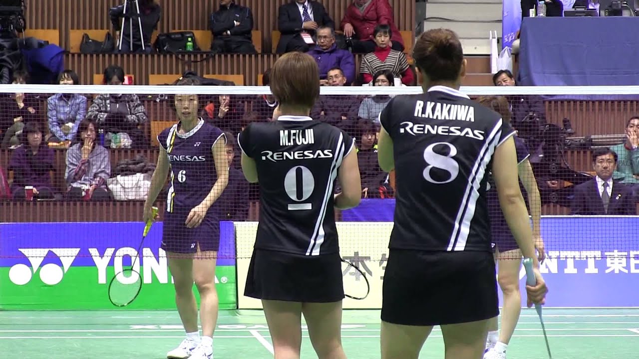 Badminton 藤井/垣岩 × 末綱/前田　全日本総合ﾊﾞﾄﾞﾐﾝﾄﾝ2012-1208