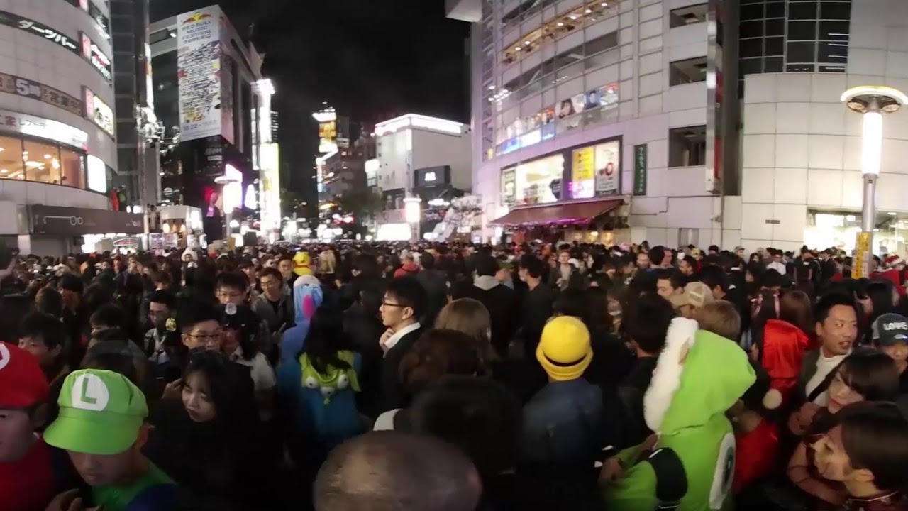 VR 360 Haloween 2017 in Shibuya 渋谷ハロウィン Part2