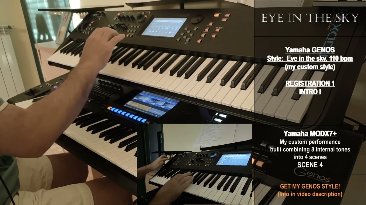 Sirius + Eye in the sky, Alan Parsons Project - Yamaha Genos & MODX7+