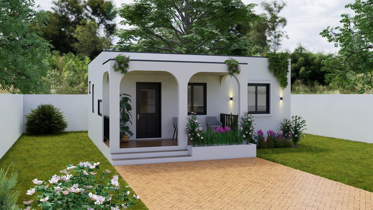 20'x26' (6x8 Meters) Cozy Small House Design | Small Modern House Tour