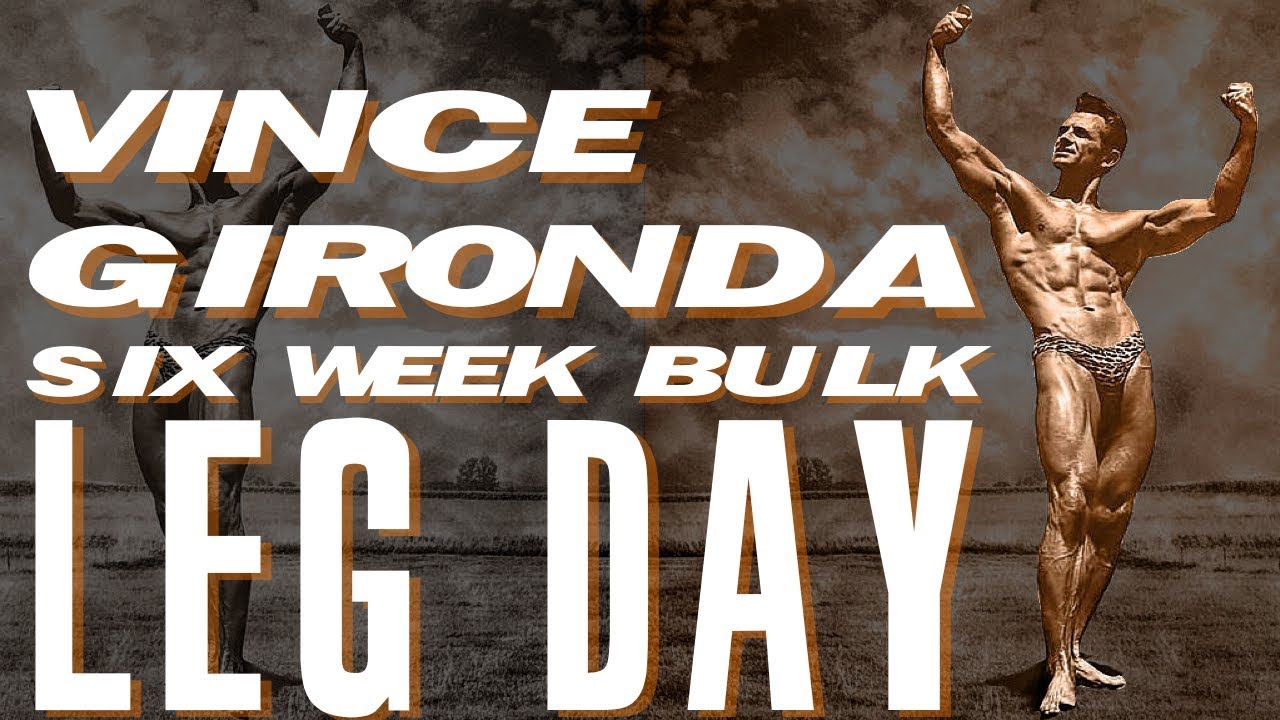 Vince Gironda | Light Legendary Legs Workout | Six Week Bulk Course