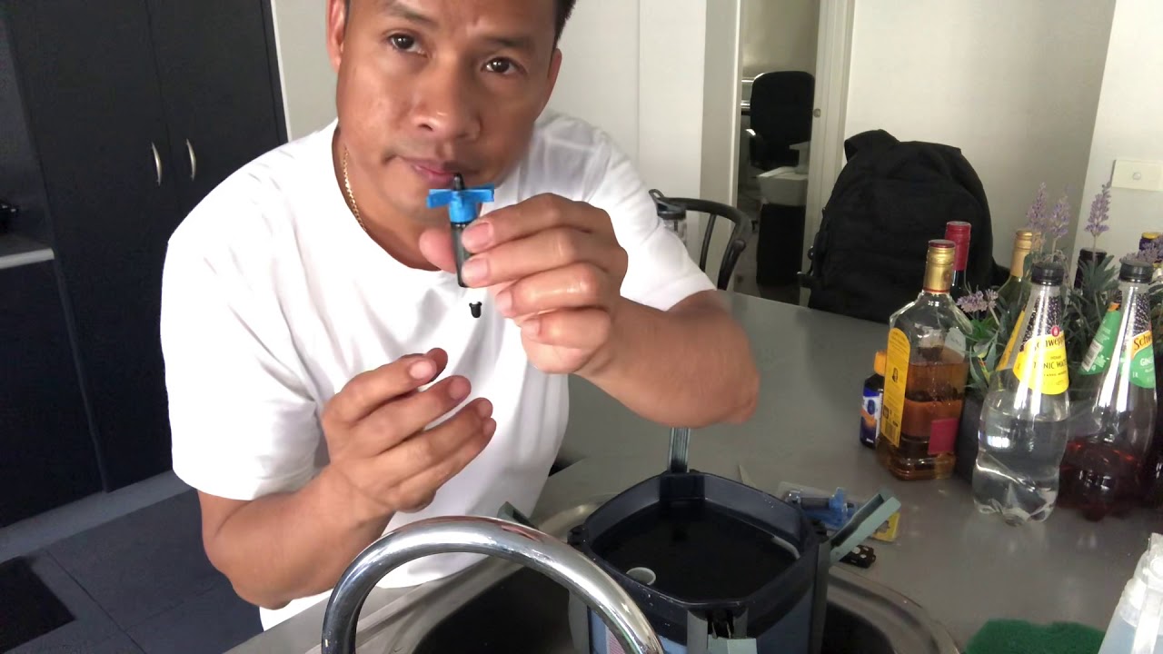 How to replace impeller of canister filter