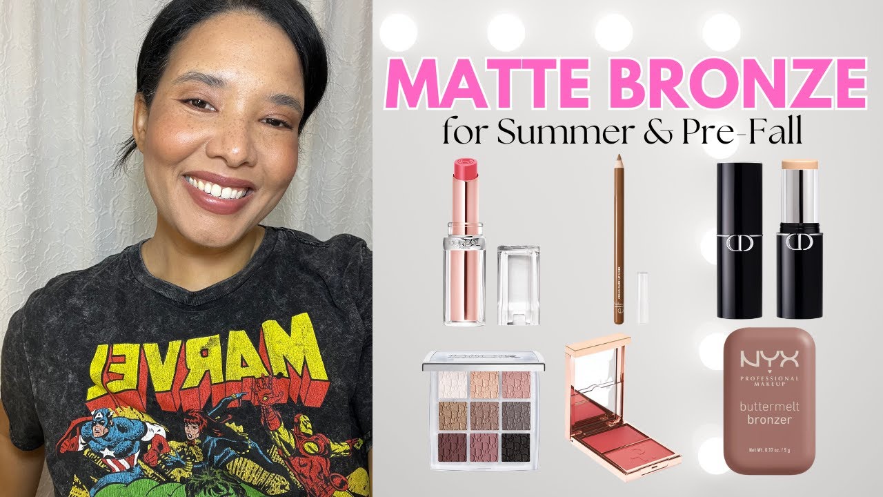 Matte Bronze Makeup for Summer and Pre-Fall
