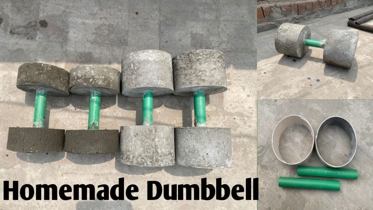 How to make dumbbell at home// Ghar per dumbbell keise banaye