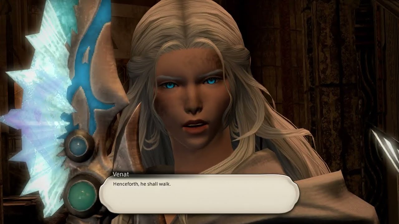 Final Fantasy 14 Endwalker Hydaelyn (Venat) Powerful Speech 