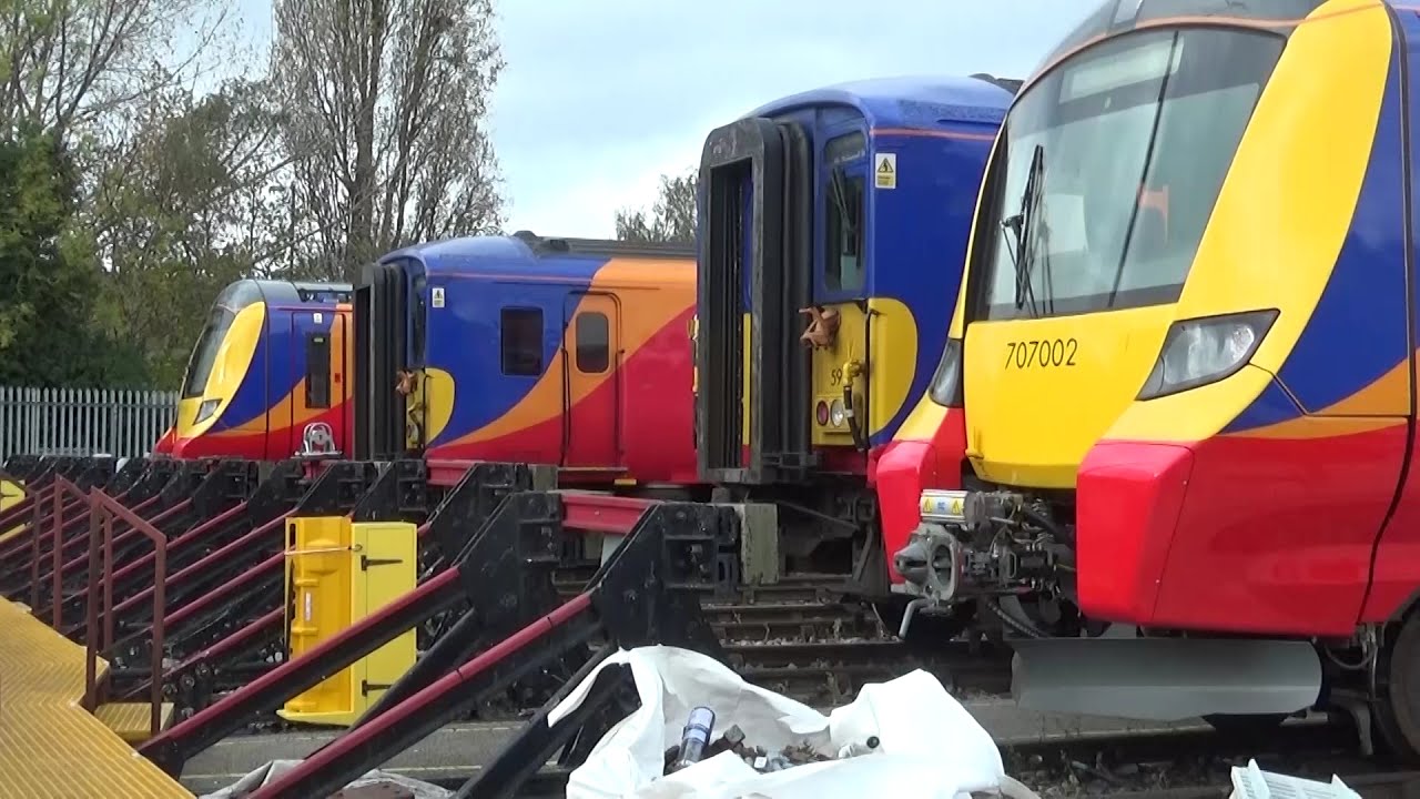 Inside Wimbledon Park Depot