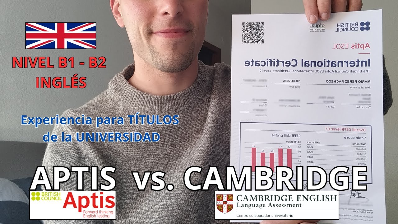 ¿APTIS o CAMBRIDGE? | Idiomas en la UNIVERSIDAD (España) | Mi experiencia con INGLÉS: nivel B1 y B2