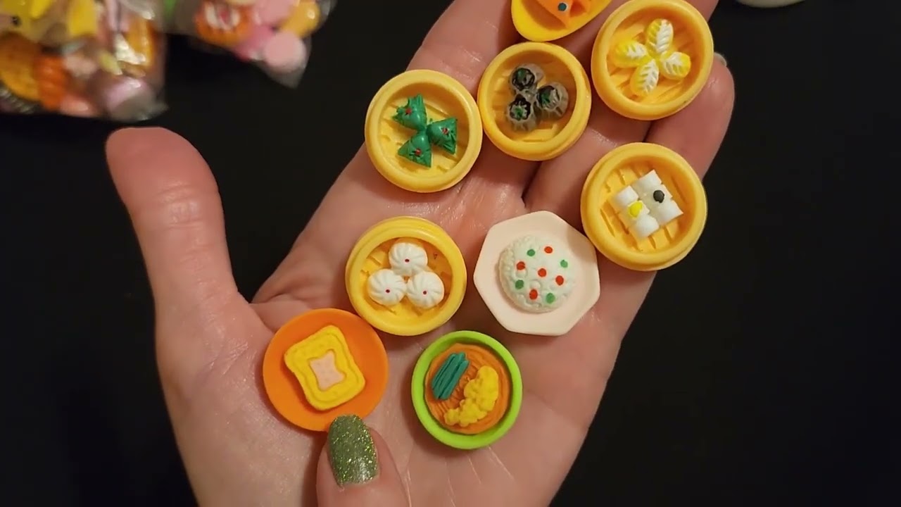 ASMR | Mini Plastic Treats Show & Tell w/Tiny Dishes (Whisper)