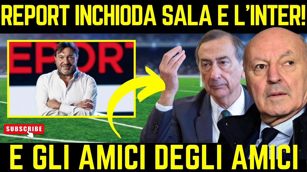 REPORT DEMOLISCE IL SISTEMA DEL SINDACO SALA ED INTER  VALUTAZIONE PILOTATA DI SAN SIRO!