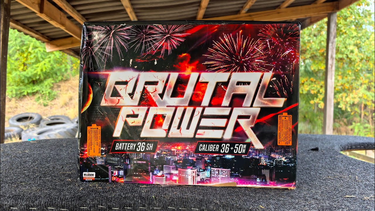 MULTICALIBER 36MM + 50MM Wyrzutnia Brutal Power C36MH Klasek Fajerwerki 