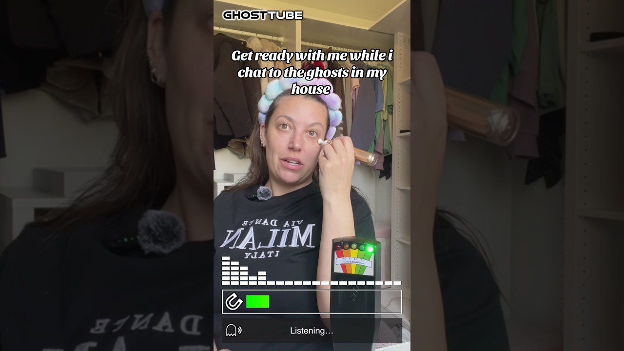 Chatting to the ghosts in my house on ghost tube - this was creepy 👻 #ghosts #paranormal