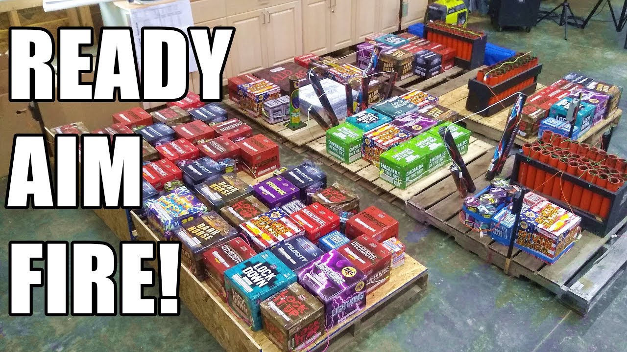 2019 BIG Backyard Fireworks Show - Fused and Ready!