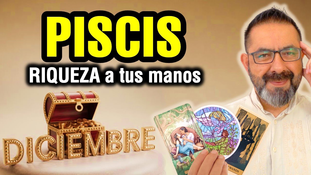 Piscis ♓️ Diciembre es DINERO. 3 noticias MILLONARIAS 🔮 TAROT mensual de riqueza