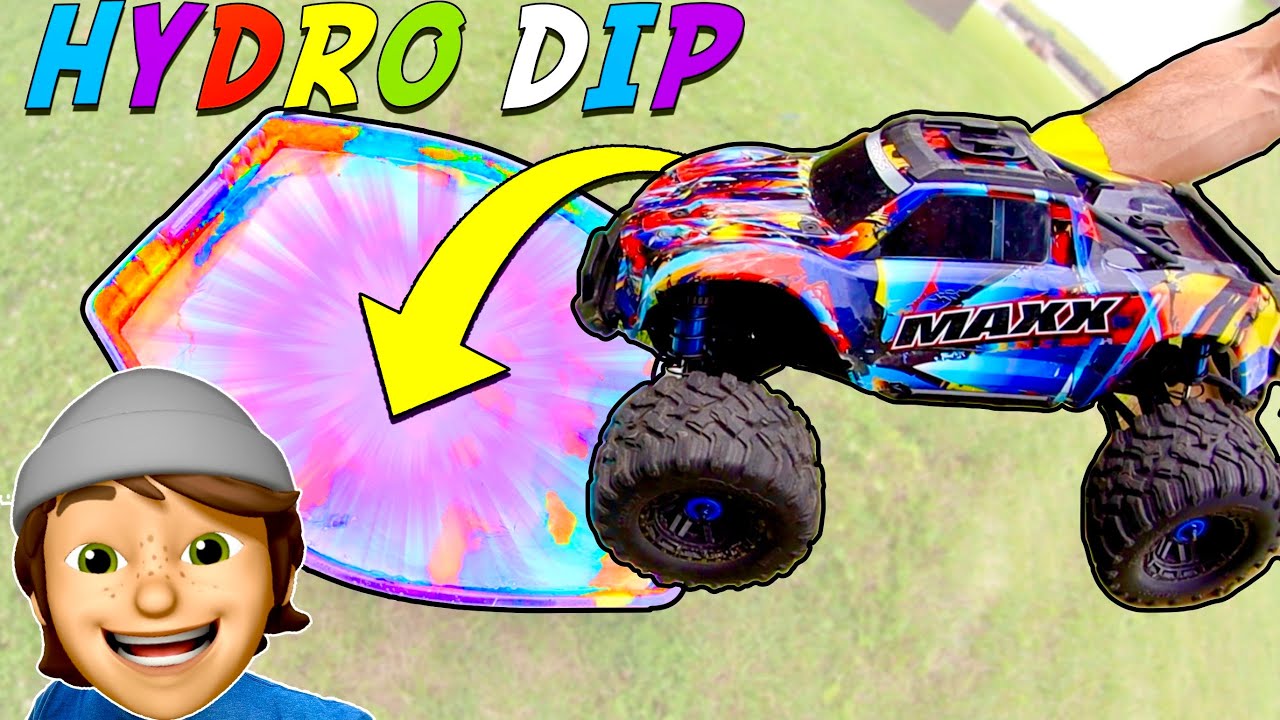 Hydro Dipping A Traxxas Maxx | AlexBplaying