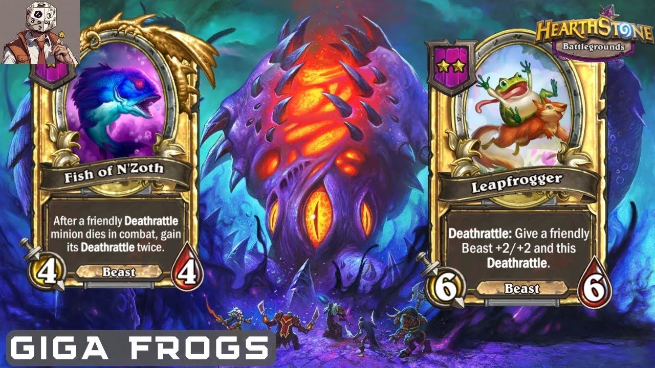 GOLDEN FISH TAKES BEASTS TO THE NEXT LEVEL - Hearthstone Battlegrounds #gaming #gameplay #games