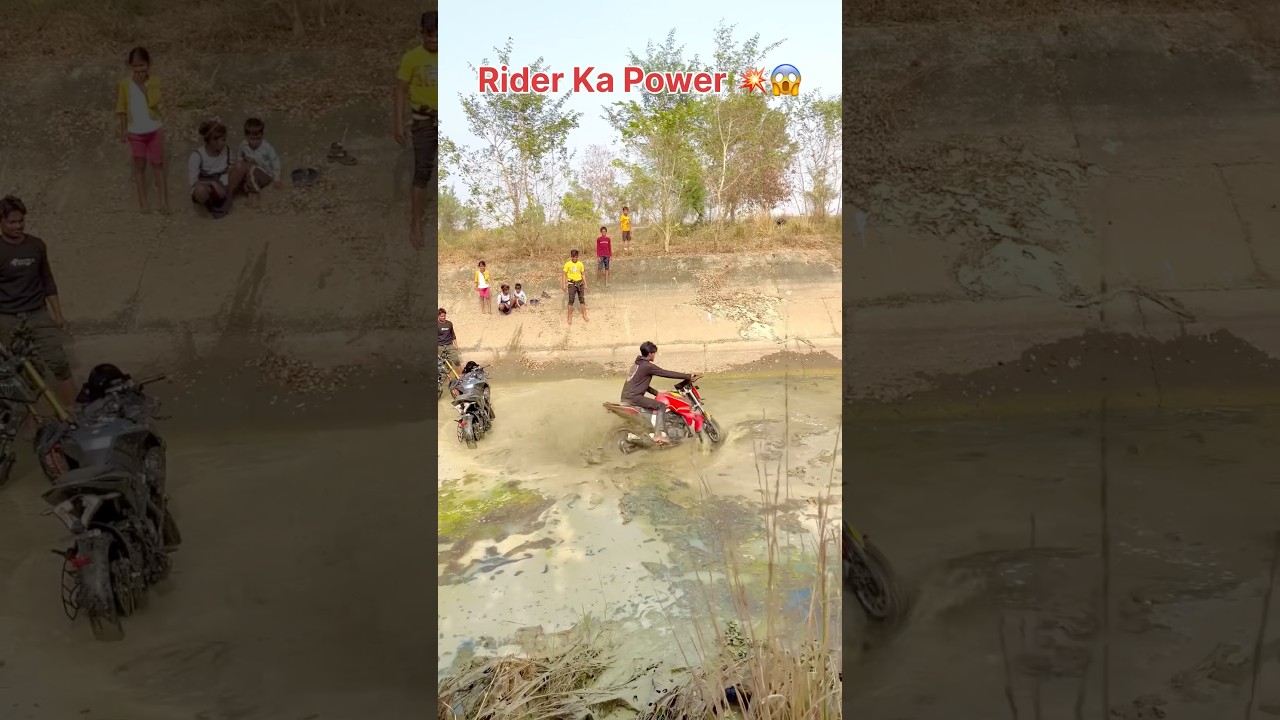 Rider Ka Power Dekho Guys 💥👀 #shortfeed #bikerider #funny #bikevloger #shorts