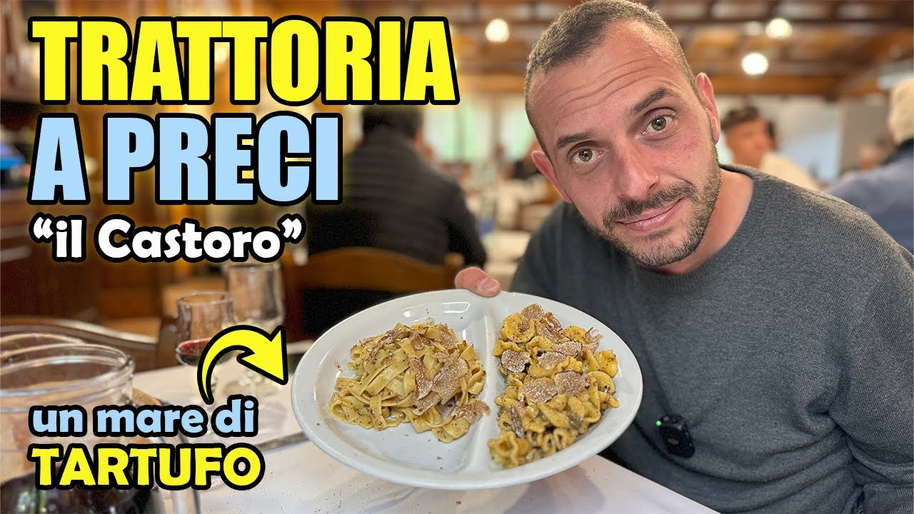 TRATTORIA con MENÙ FISSO a base di TARTUFO a PRECI | Il Castoro