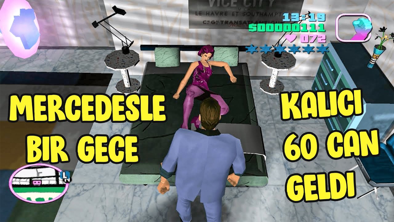 MERCEDES'IN EVİNDE BİR GECE ! GTA VİCE CİTY BÜYÜK GÖREV PAKETİ 26.BÖLÜM