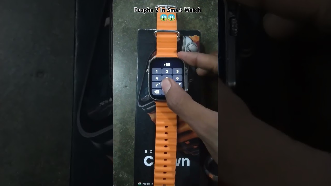 Puspha 2 In T800 Ultra Smart Watch ⌚😱#pusphamovie #puspha2 #puspharaj #t800ultrasmartwatch