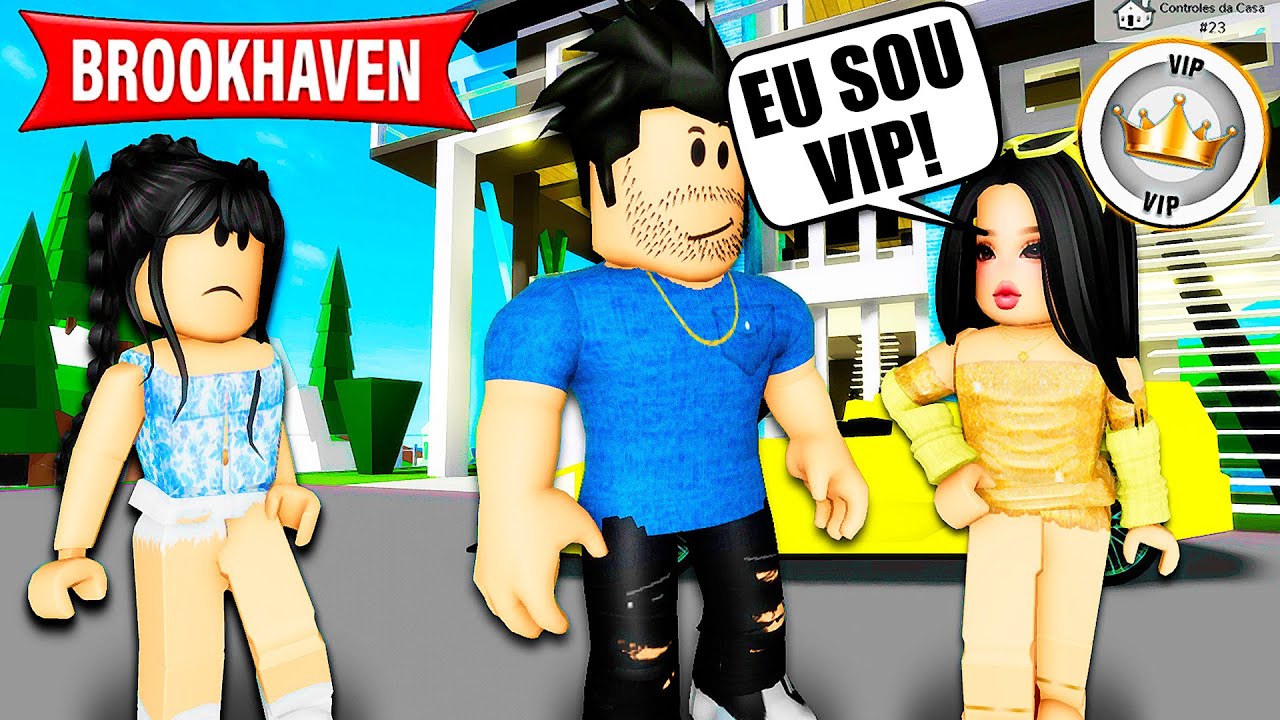 SÓ A FILHA PREFERIDA PODIA SER VIP | Historinhas Brookhaven RP | Roblox