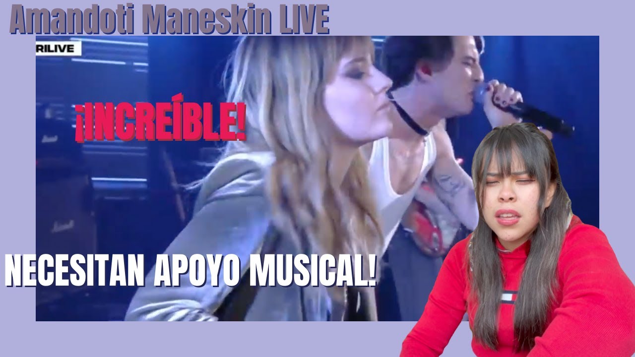 Maneskin - AMANDOTI (Live @ Radio Italia Live 2021) / MX 🇲🇽 Reacción & Crítica