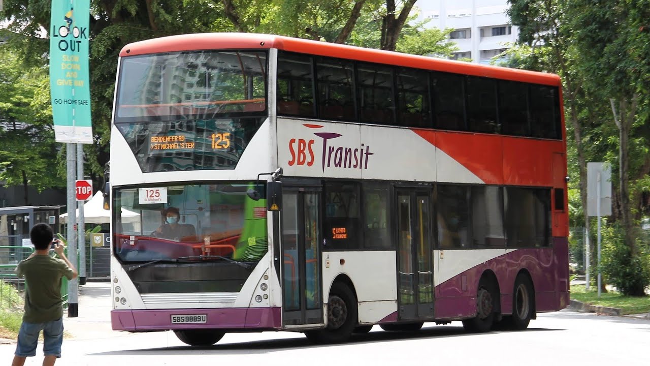 (Retired) [SBST] Ride on SBS9889U on Service 125. Volvo B10TL CDGE