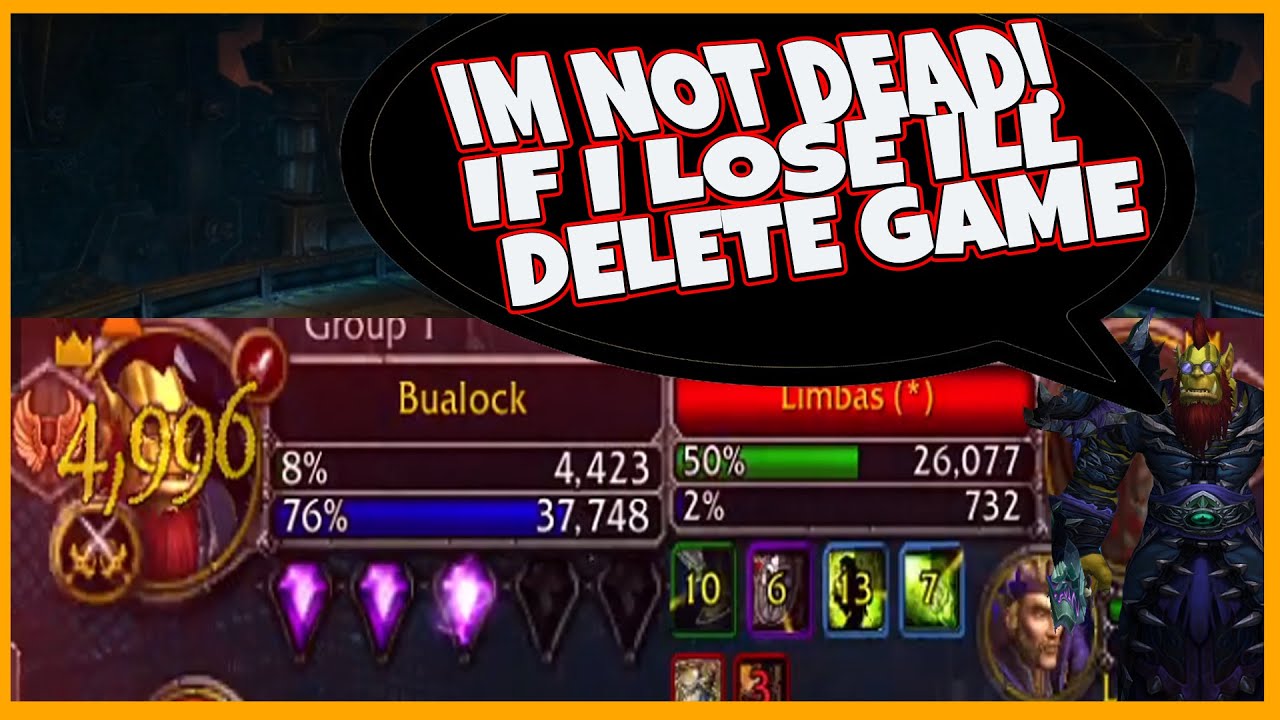Last Game of BuaLock Destruction Warlock? - If i lose this i Quit The Game - Shadowlands Ranked PvP