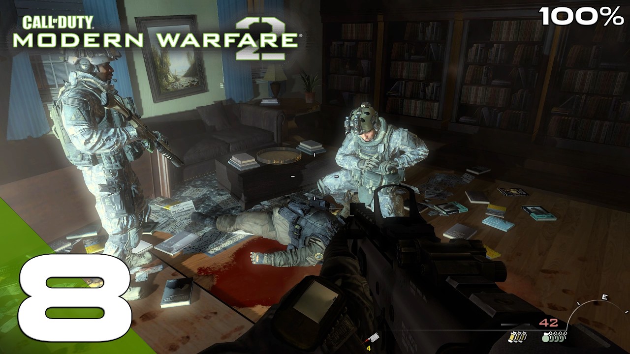 Call of Duty Modern Warfare 2 - Полное прохождение, часть 8 - [2K60FPS] Без комментариев