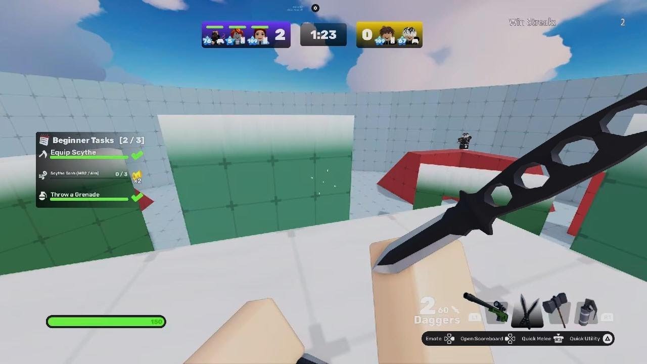 Roblox RIVALS cu prietenii (de data asta i-am cam lasat)
