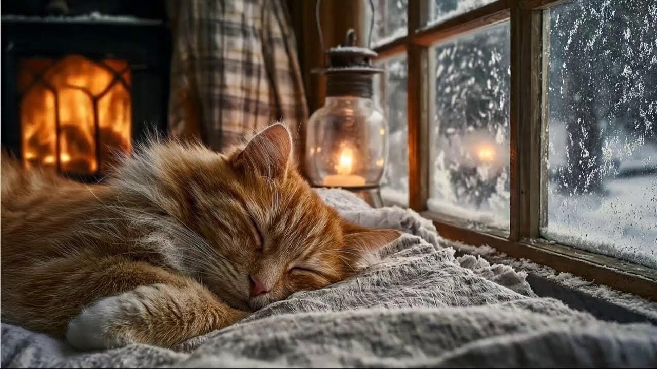 24/7 Gentle Jazz for Sleeping Cats 🐱 Relaxing Night Sounds for Deep Rest & Anxiety Relief
