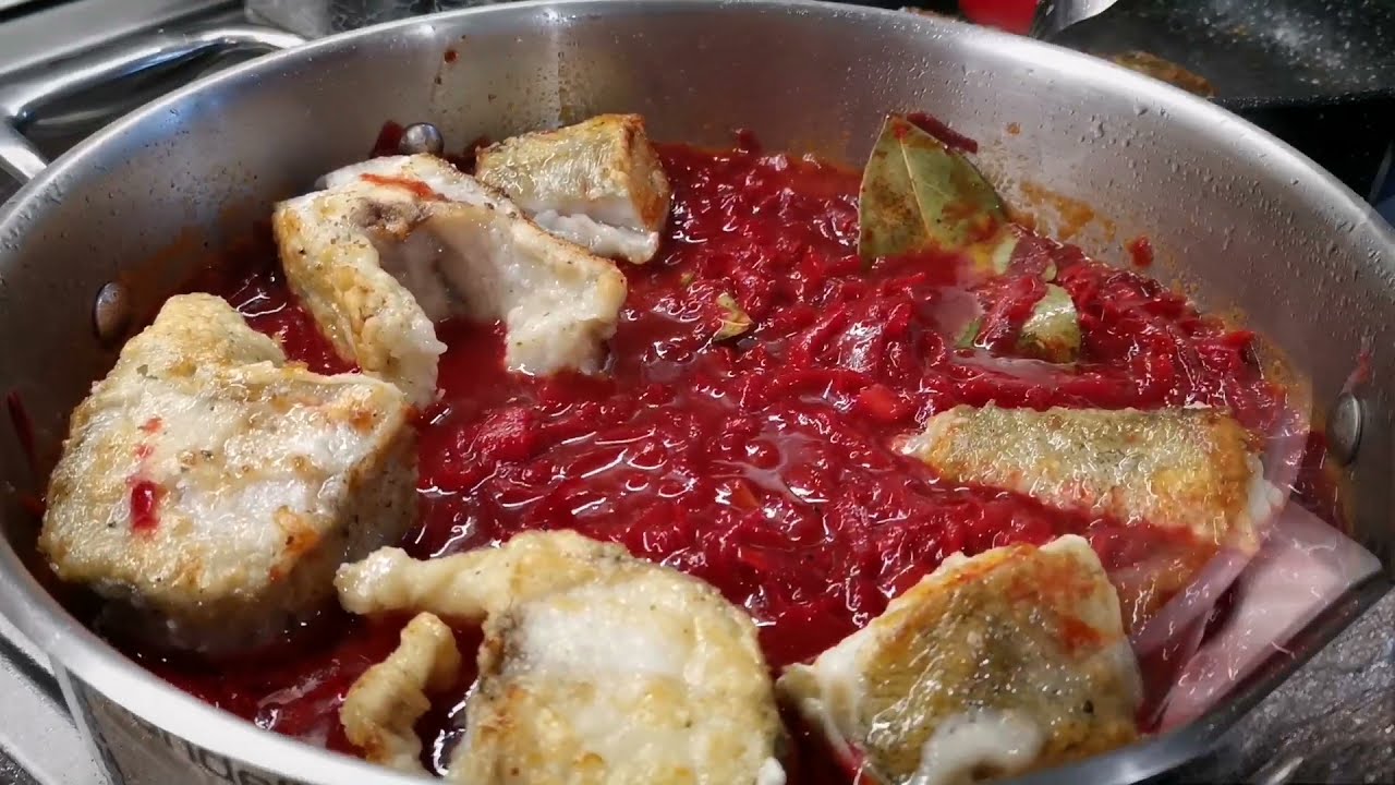 Рыба МИНТАЙ в свекольном маринаде Вкусная рыба со свеклой под маринадом