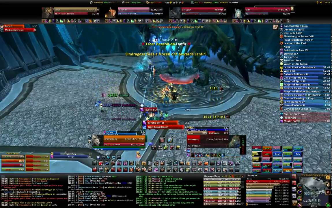 Huhuholics Vs Sindragosa (25N)