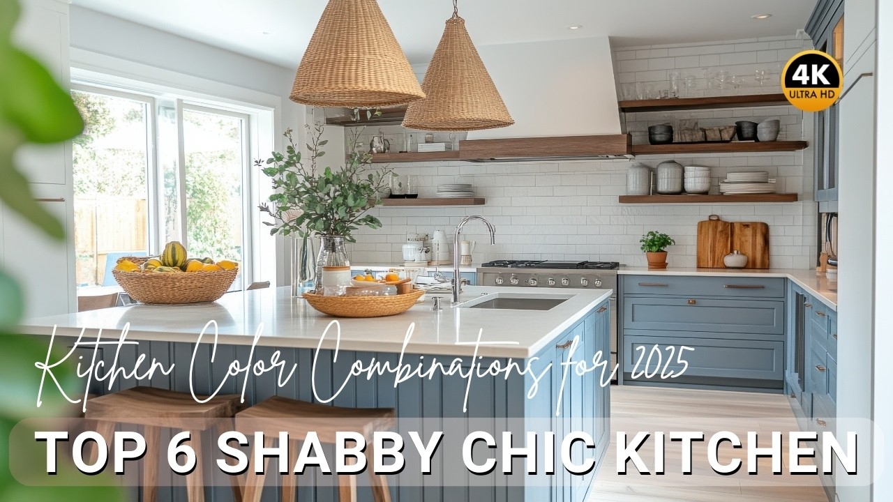 Top 6 Shabby Chic-Inspired Kitchen Color Combinations for 2025 You Can't Miss!