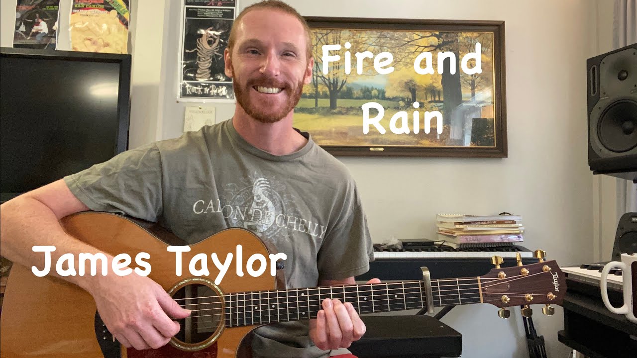 James Taylor - Fire and Rain Guitar Lesson - Fingerstyle Guitar Tutorial