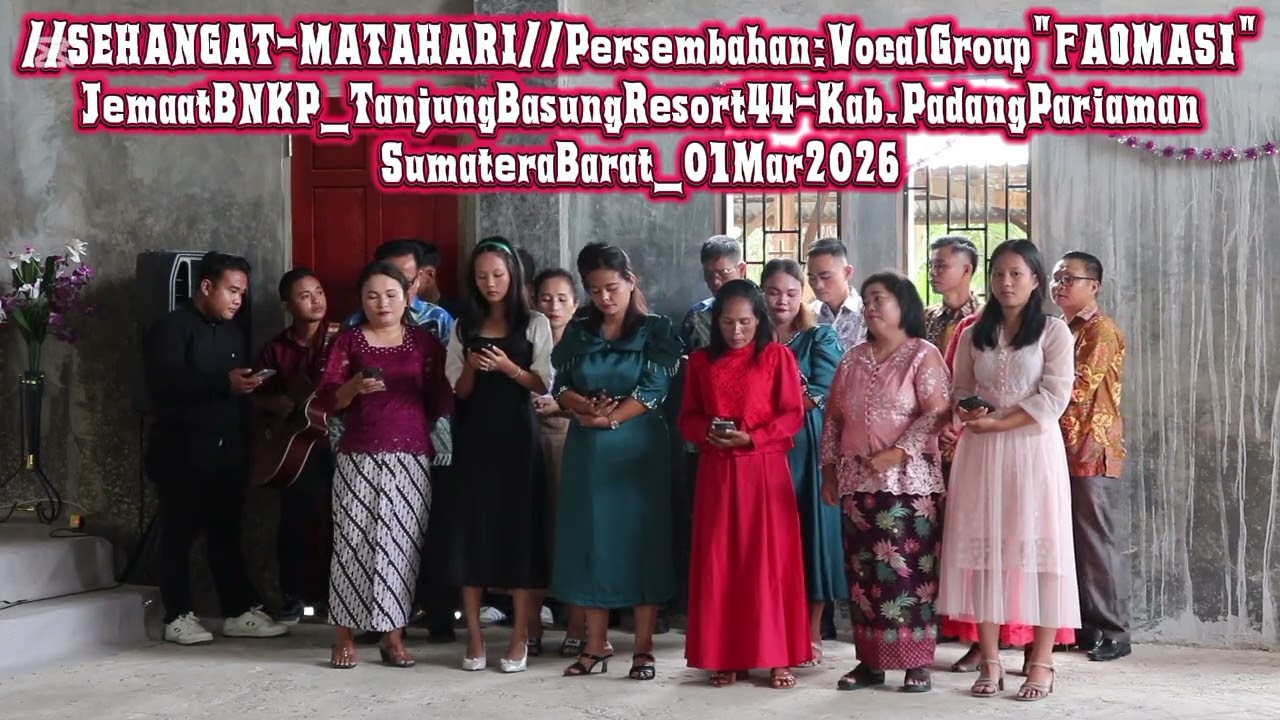 //SEHANGAT MATAHARI// Persembahan: VocalGroup