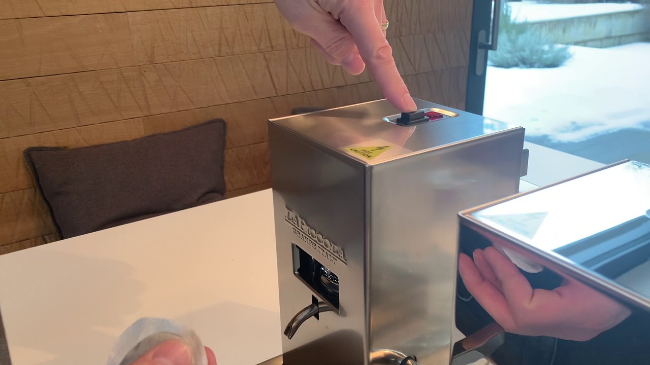 Neue La Piccola Piccola Automatik ESE Padmaschine - Dosierelektronik und Eco-Abschaltung.