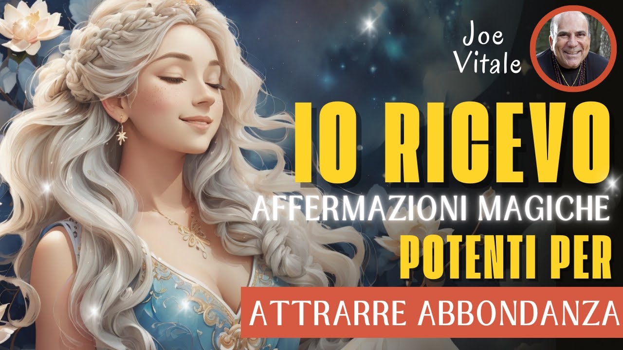 Affermazioni IO RICEVO: Trasforma Ogni Desiderio in Realt&agrave;! 🌟 Affermazioni Potenti di Joe Vitale