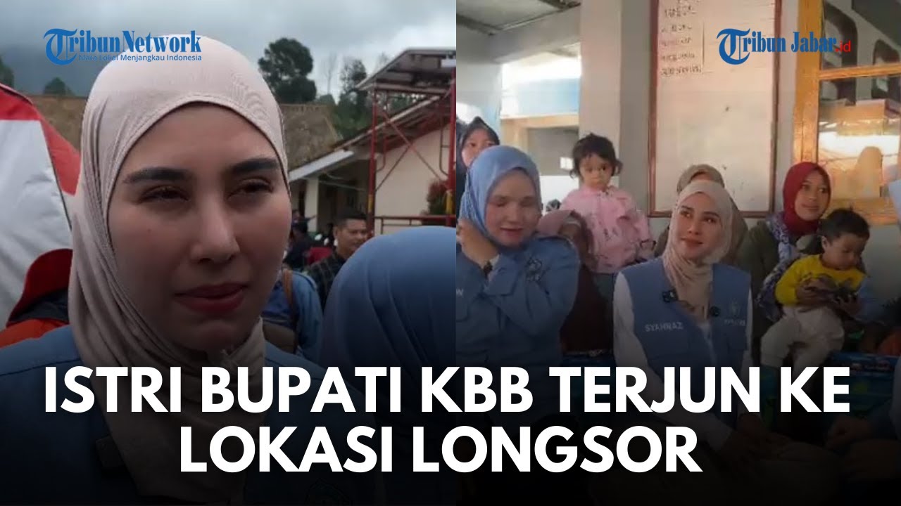 ISTRI BUPATI JEJE TURUN TANGAN! Syahnas Sadiqah Tinjau Dapur Umum Pengungsian Korban Longsor Cisarua