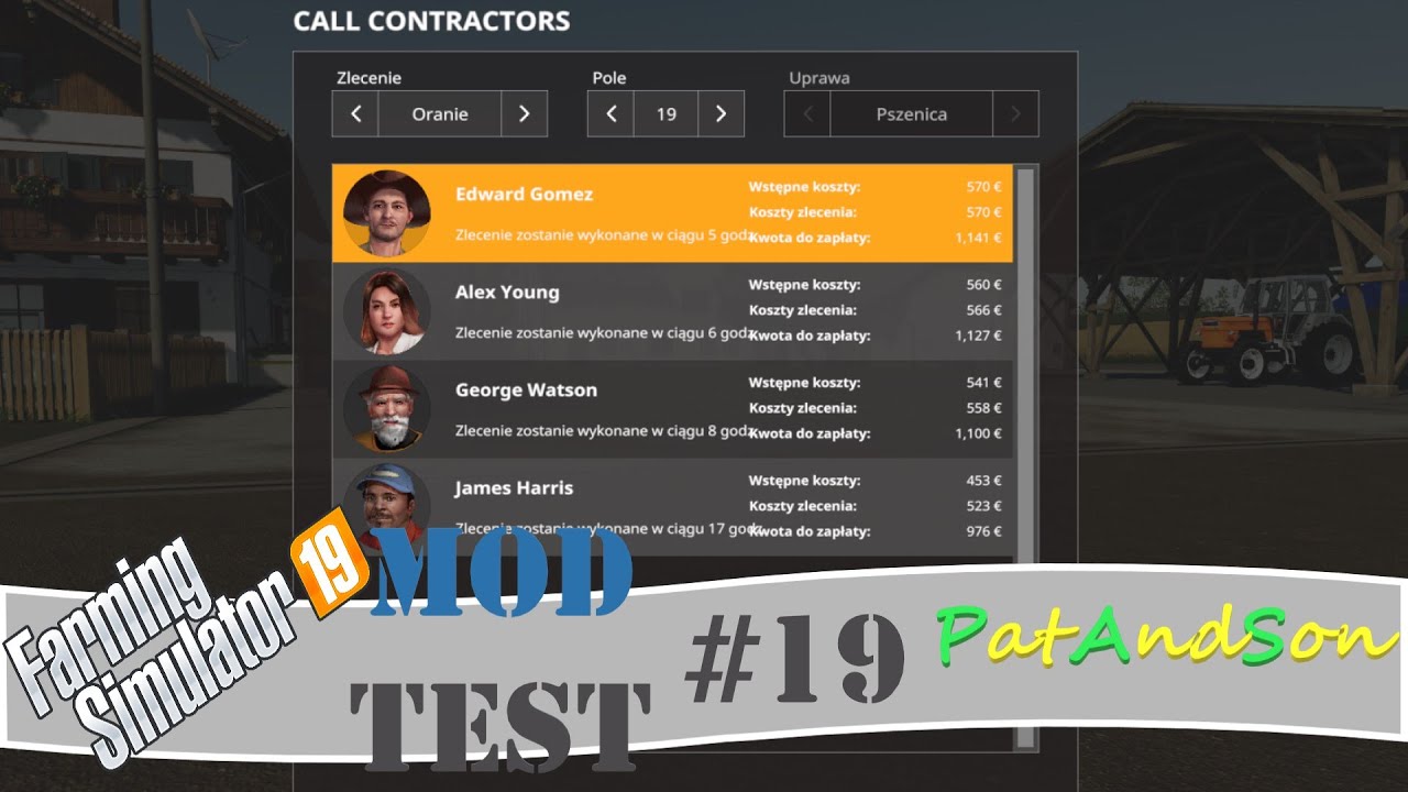 Call Contractors, Zadzwoń po pomoc. ModTest #19