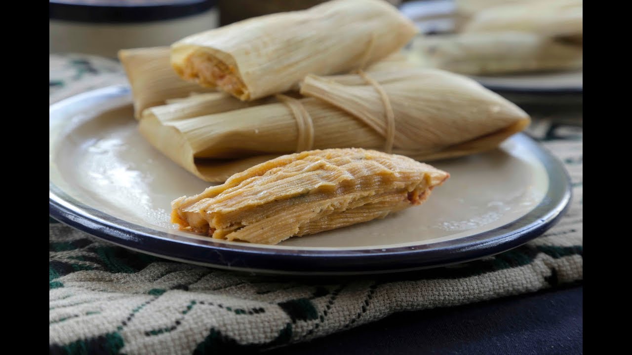 Mexican yellow mole tamales