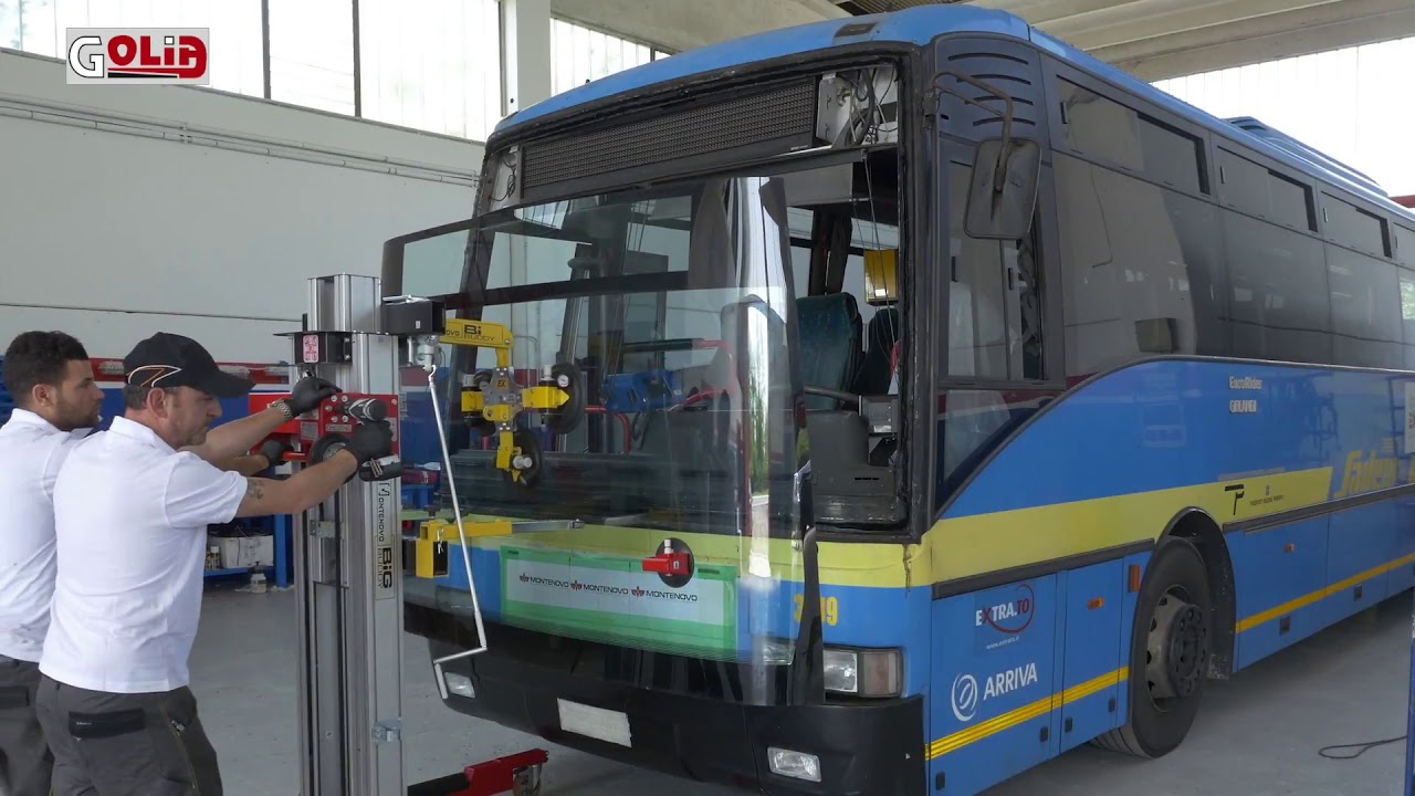 Material Lift Golia EVO 3500 TS - windscreen application